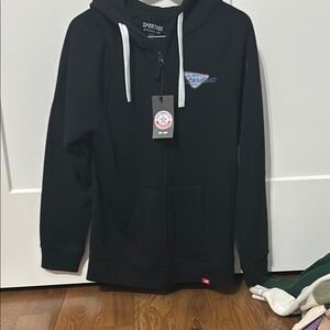 Sportiqe Black Zip-Up Hoodie